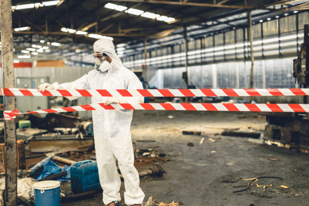 Professional Odor Removal technician working in Monroe, IA